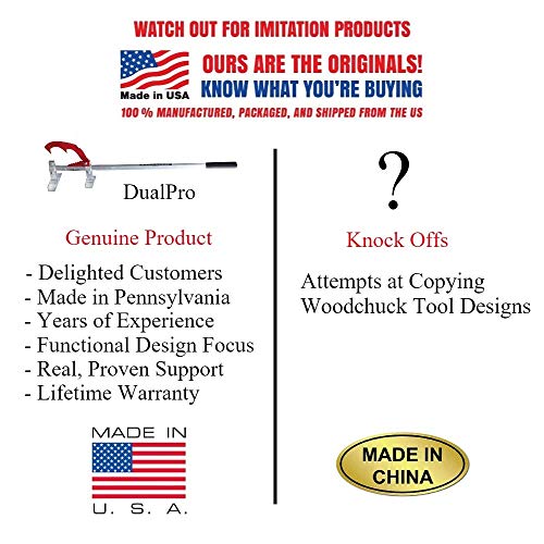 Woodchuck Tool Dualpro Log Lifter/Cant Hook/Peavey Combines The Dual With Jack And Rear Foot And Toe Lift Of The Timberjack #TOP2