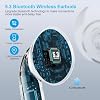 Wireless Earbuds for iPhone, 5.3 Bluetooth Headphones for Apple Earbuds Wireless, ENC Noise Cancelling 40Hrs Playback in Ear Air Buds Pods HiFi Bass for iPhone 17 16 15/iPad/PC/Laptop/Switch/White