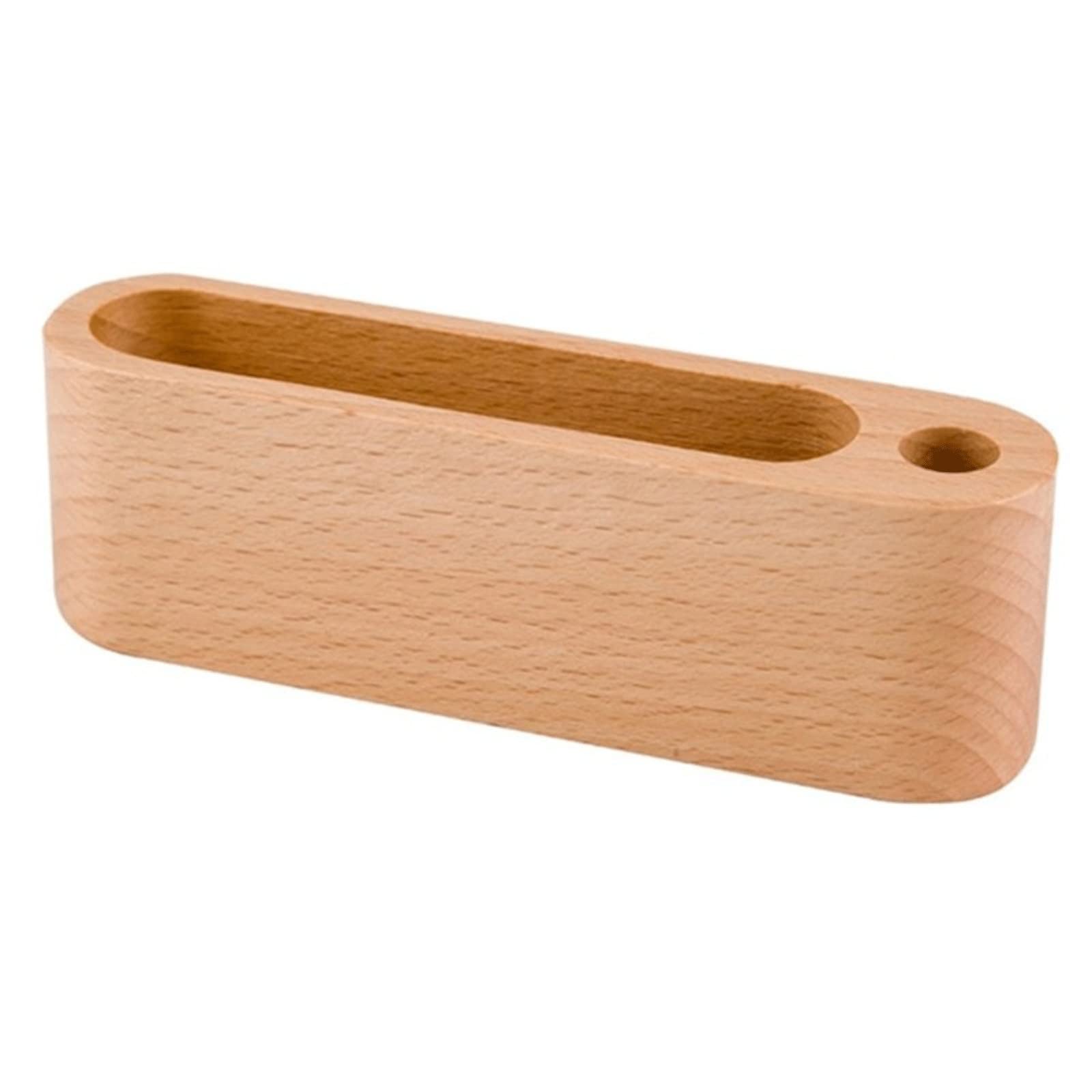 JINGYAN Portapenne Portapenne in legno Forniture per ufficio Accessori da scrivania Porta biglietti visita Organizer(B)