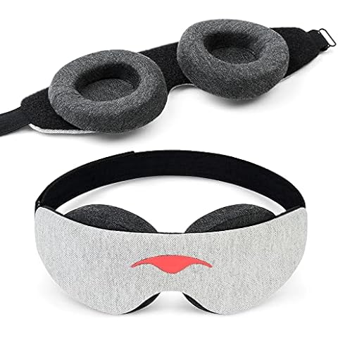 Manta Slim Sleep Mask - Ultra-Lightweight Blackout Eye Mask, Slim Elastic Head Band Comfort Design, Zero Pressure Eye Mask, Infinitely Adjustable Eye Cups, Perfect for Side Sleepers Cover