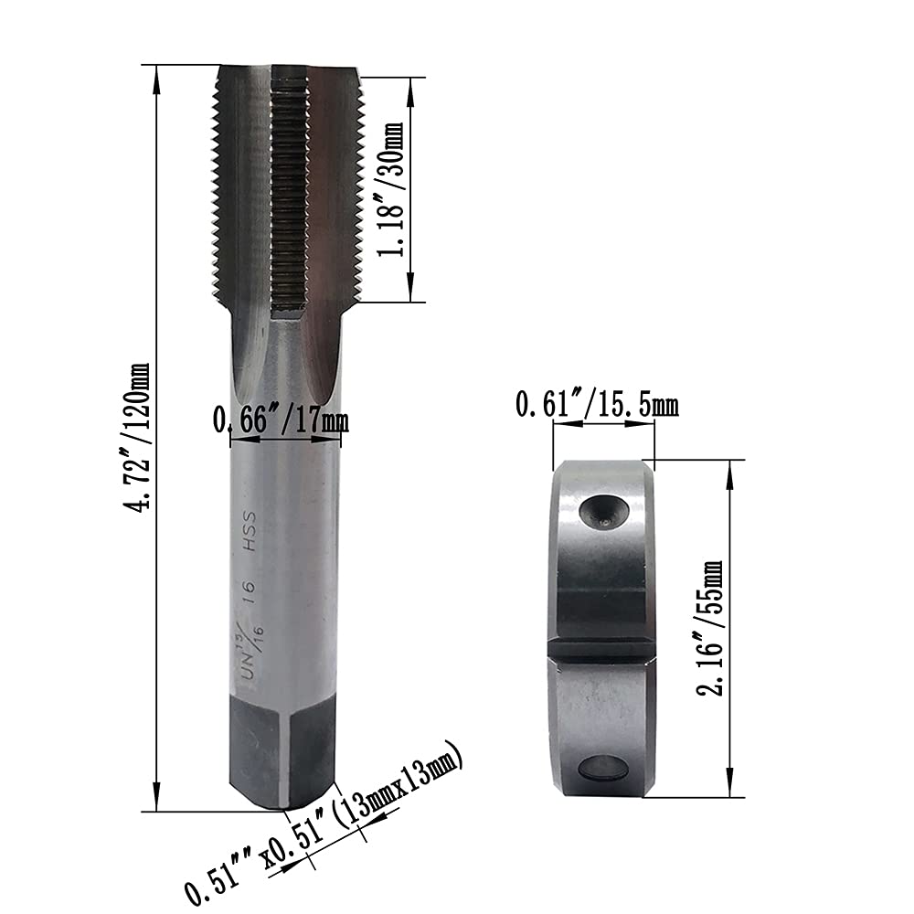 5 Pieces 1/4'',3/8'',1/2''