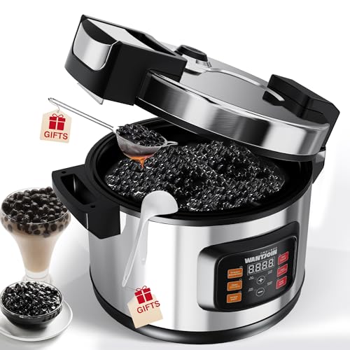 WantJoin Boba Cooker - 12L Commercial Boba Maker Machine for Pearls, Bubble Tea, Suit for Restaurants, Milk Tea Stores, Dessert Stores, 1850W