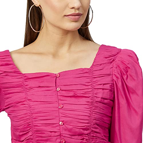 Image of Rare Women's Solid Regular Fit Blouse