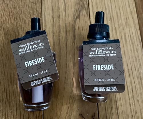 2 Wallflower Refills FIRESIDE Plug Cedar Clove bath body 0.8 oz