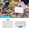 Lockable Large Aluminium Flight Case with Key, Waterproof Camera Storage Box 400x240x125mm - Durable, Portable, and Secure #4