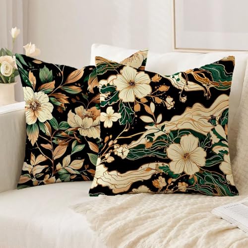 Housse coussin 60x60cm anti tache lin imperméable salon canapé - 3