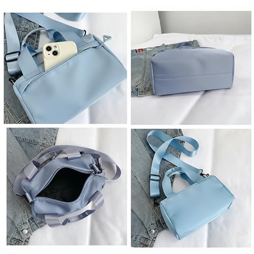Image of POPCUBE Women's Compact Sling Bag & Hand Purse Combo | Detachable Strap Shoulder Bag with 2 Compartments | (28cmx12cmx18cm) Stylish Handbag with Strong Handles for Travel, Shopping & Daily Use