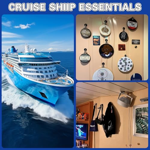 Image of 100 Pack Magnetic Hooks, 25lbs Magnet Hooks for Cruise Cabins | Black Strong Magnetic Hooks Heavy Duty, Magnets with Hooks, Metal Magnetic Hook for Hanging, Hook Magnets for Home Decor