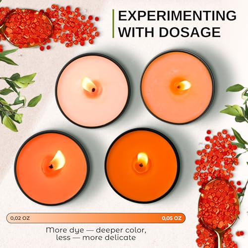 Image of Candle Shop Wax Soy Dye Flakes DIY Molds for Making Supplies Kit With Hemp Wicks, Scented Candles