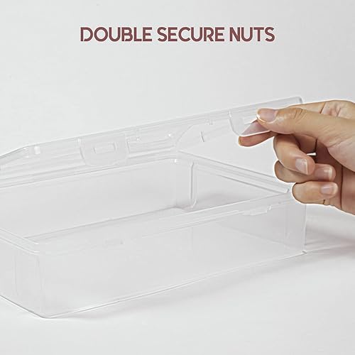 Miniatura 6 de Vowcarol Cajas de almacenamiento para blocs legales de 5 x 8 pulgadas, organizador de cinta Washi, contenedor de almacenamiento de papel A5, caja de