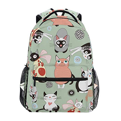Mochila Escolar de Gatos Lindos para niños niñas Bolsa de Viaje Bookbag