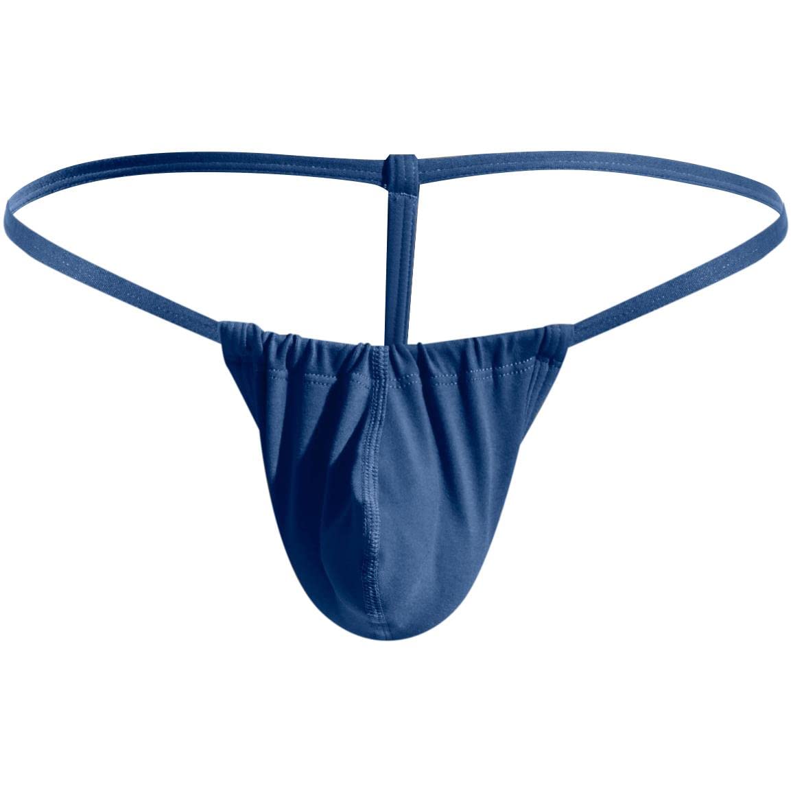 Cocksox Men's Underwear Original Enhancing Pouch Slingshot String CX14 (Navy/XL)