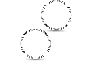 Small Thin Sterling Silver Nose Rings