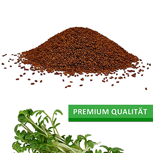 1 kg frische Kresse Samen - Gartenkresse - Microgreens für die Küche im Vorratspack - Image 6
