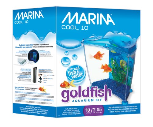 Marina Kit Cool Goldfish, 10 L, Color Azul
