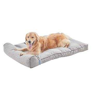 BDEUS Orthopedic Large Pet Dog Bed Traditional Sofa Couch Pet Bed Mattress with Removable Cover and Pillow, Anti-Slip Bottom for Dogs & Cats - Jumbo XL for Large Dogs