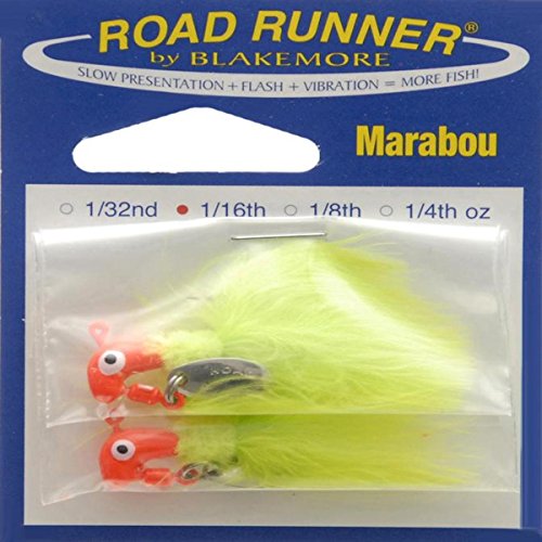 Leurre Marab Pêche Roadrunner Rouge pour déclencher les poissons apathiques