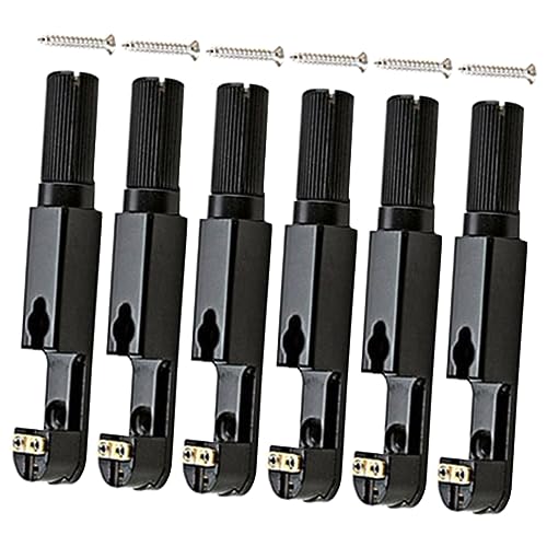Milisten 1 Set Guitar Bridge Headless Guitar Saddle Bridge Guitar Parts Bridge for Guitar Guitar Single Bridge Guitar Supplies Luthier Tools Guitar Accessories Bass Bridge Metal Black