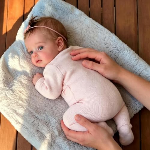 Muñeca Reborn realista con cuerpo blando de 20 in miniatura 4