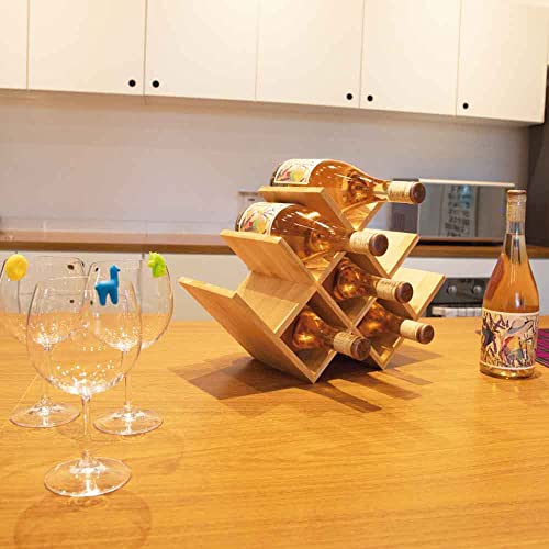 Rack Para Vinho Bamboo Mor