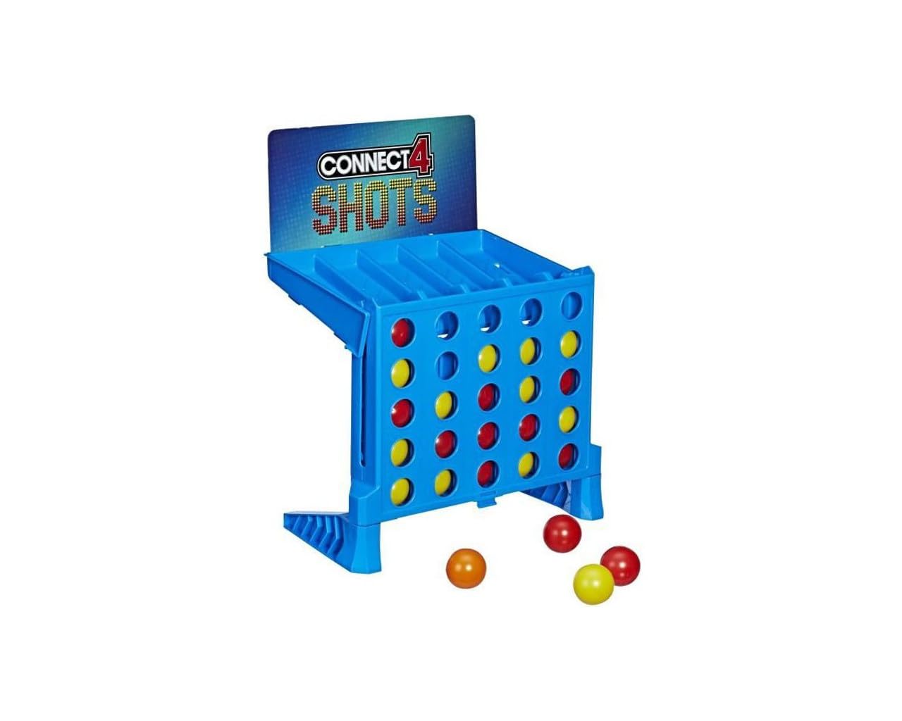 Hasbro Gaming Games Kids Power 4 Shots - Board Game E3578101 Multi-Coloured