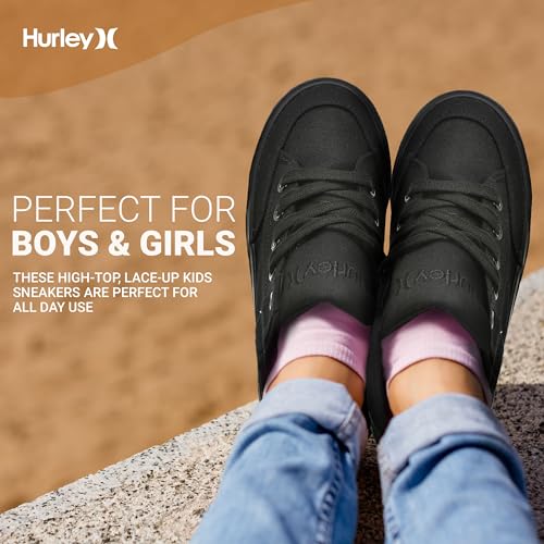 Hurley Roddy Kids High Top Skateboard Sneakers, Sports Shoes for Boys and Girls3