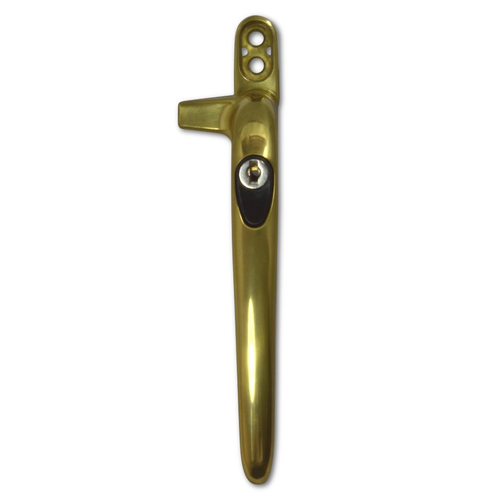 Yale Virage Cockspur Window Handle - Gold, Right, 21mm