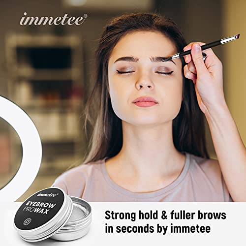 immetee Eyebrow Soap Kit, 1PCS Brows Soap Kit, Eyebrow Wax Long Lasting Waterproof, 4D Feathery Brows Shaping Soap, Professional Eyebrow Enhancer Gel, 30g Brows Makeup Balm. (1PCS) - Thumbnail 7