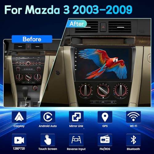 Autoradio Android Mazda 3 résout les problèmes de navigation obsolète