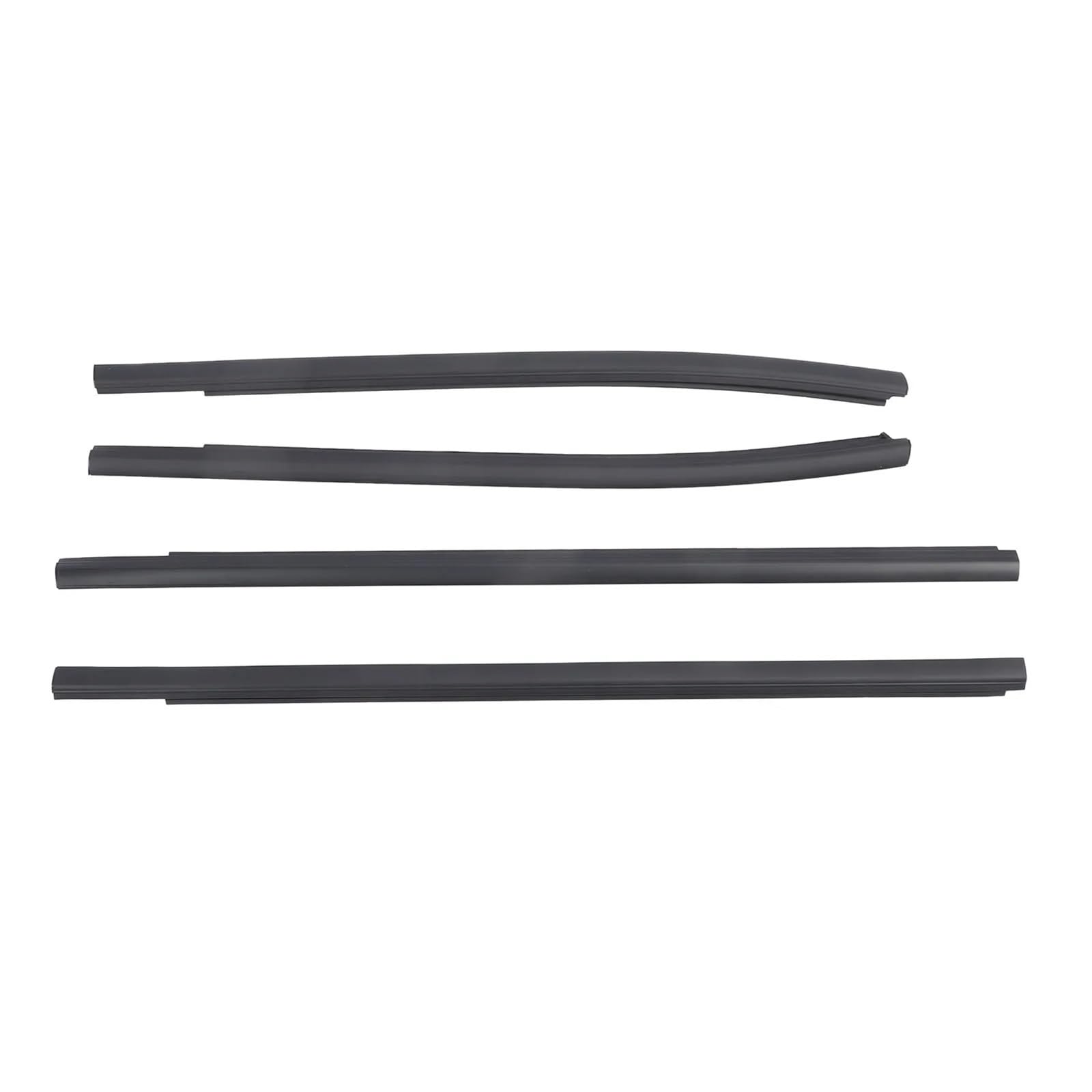 Lkhjdbiy One Color Car Edge Fit For Ranger 2012-2021 4Pcs Car Door Window Weatherstrip Ab3z2625554f Sealing Strip Moulding Trim