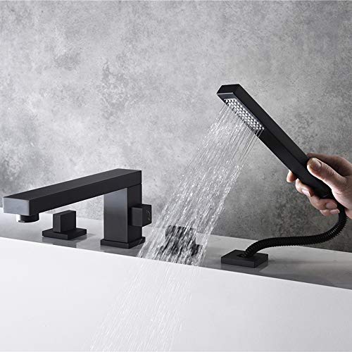 Robinet de baignoire répandu mélangeur 4 trous en laiton