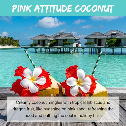 Image of MUBYOK 1.5LB Pink Attitude Coconut Premium Scented Aroma Beads for Making Car Freshies Supplies PreScented Beads for Car Air Freshener Sachets Long-Lasing Scent