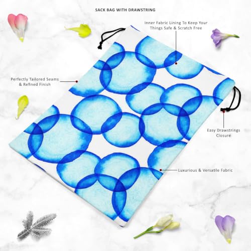 Image of ArtzFolio Soap Bubbles D1 | Reusable Sack Bag | Bag for Gym, Storage, Vegetable & Travel