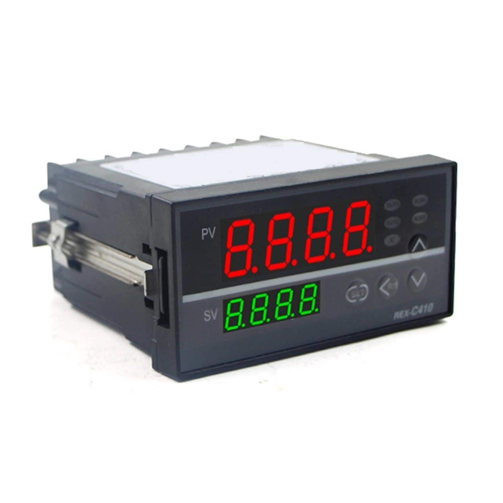 REX Series PID Thermostat, Universal K/J/PT100 Input, Relay & SSR Dual Output, AC110-240V Digital Thermostats,72×72mm 1pc(REX-C410 96x48mm)