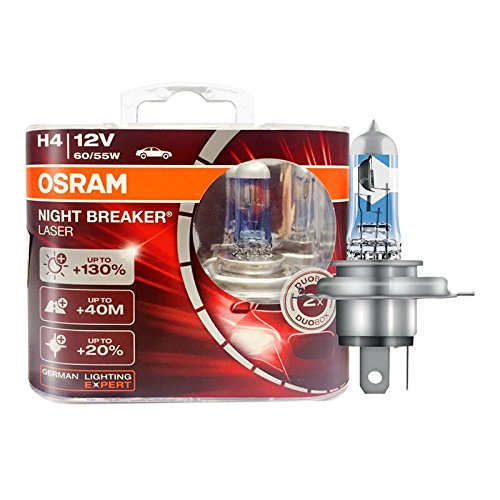 Osram H4 12V 60/55W 64193Nbl Night Breaker Laser Car Lamps Halogen Headlight Hi/Lo Beam 2X #TOP4