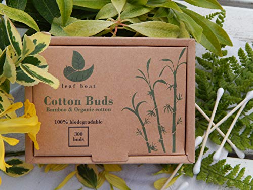 Gommini in cotone di bambù, 1 scatola (300 pezzi)