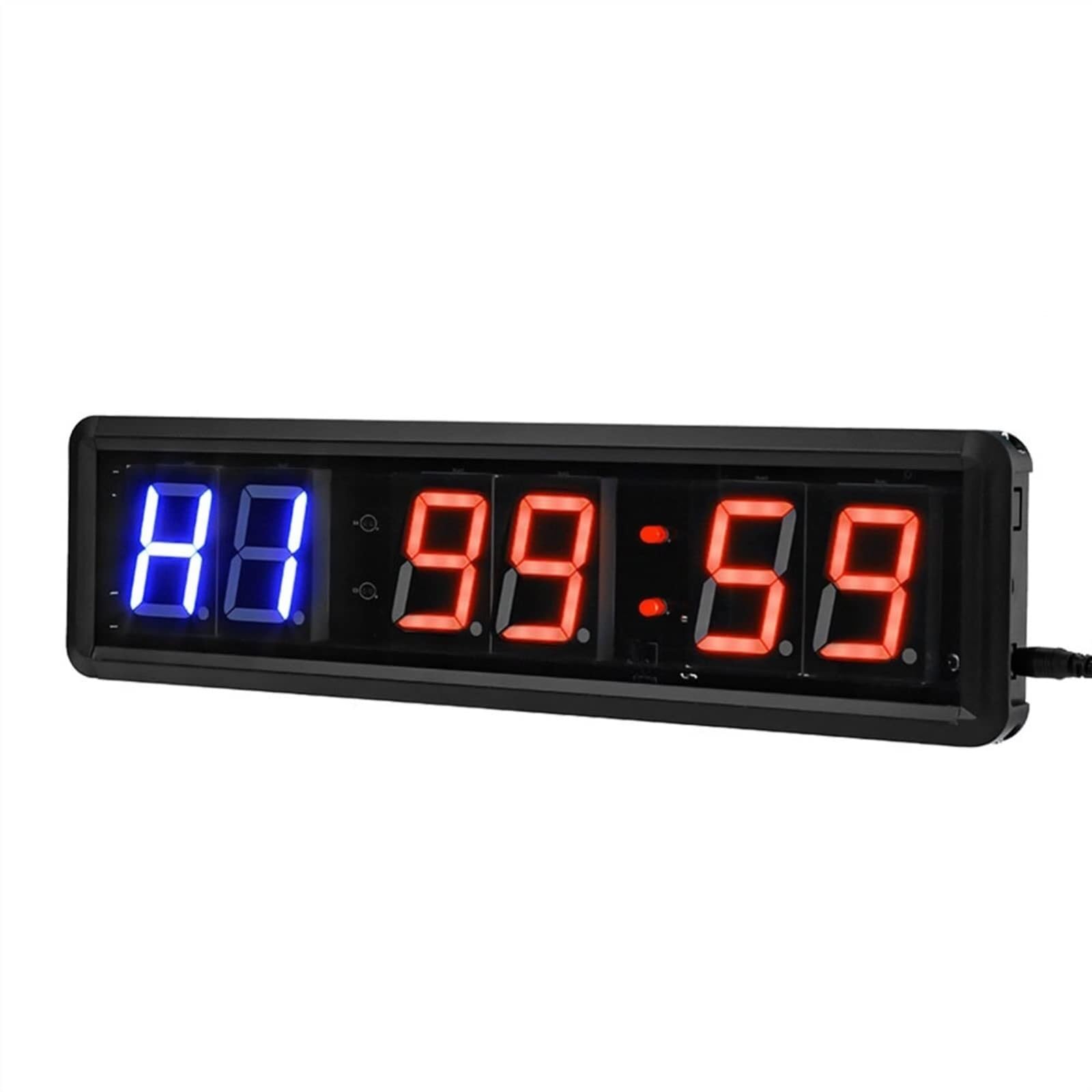 Horario del Gimnasio, Reloj De Pared con Temporizador Intervalos LED 6 Dígitos Control Remoto