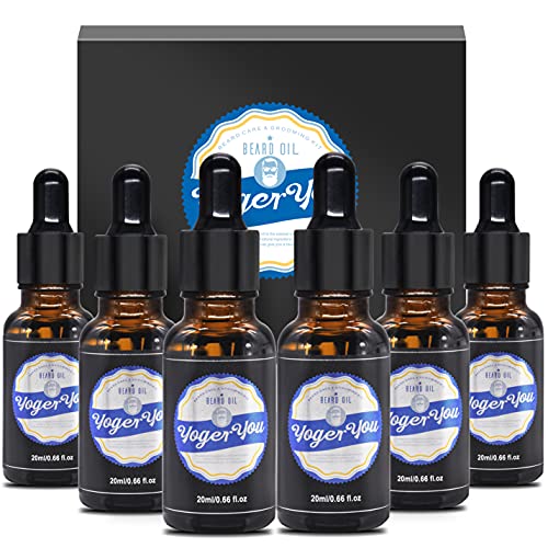 YogerYou Beard Oil 20 ml ×3 ×2 set,6 Packs Beard Oils Total,Men Mustaches Growth Beard Maintenance,Soften,Moisturizing,Strength,Stocking Stuffers Idea Gifts for Him Man Dad Father Boyfriend YogerYou Beard Oil 20 ml ×3 ×2 set,6 Packs Beard Oils Total,Men Mustaches Growth Beard Maintenance,Soften,Moisturizing,Strength,Stocking Stuffers Idea Gifts for Him Man Dad Father Boyfriend