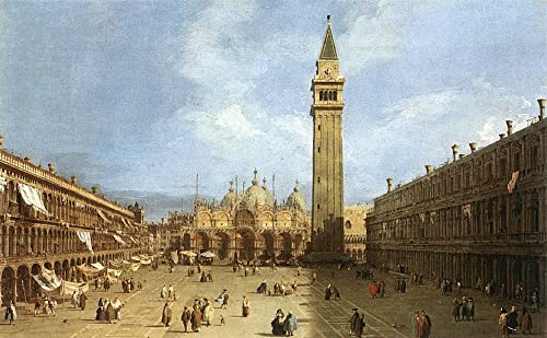 Tableau sur toile Place Saint-Marc Canaletto pour s'évader à Venise depuis son salon