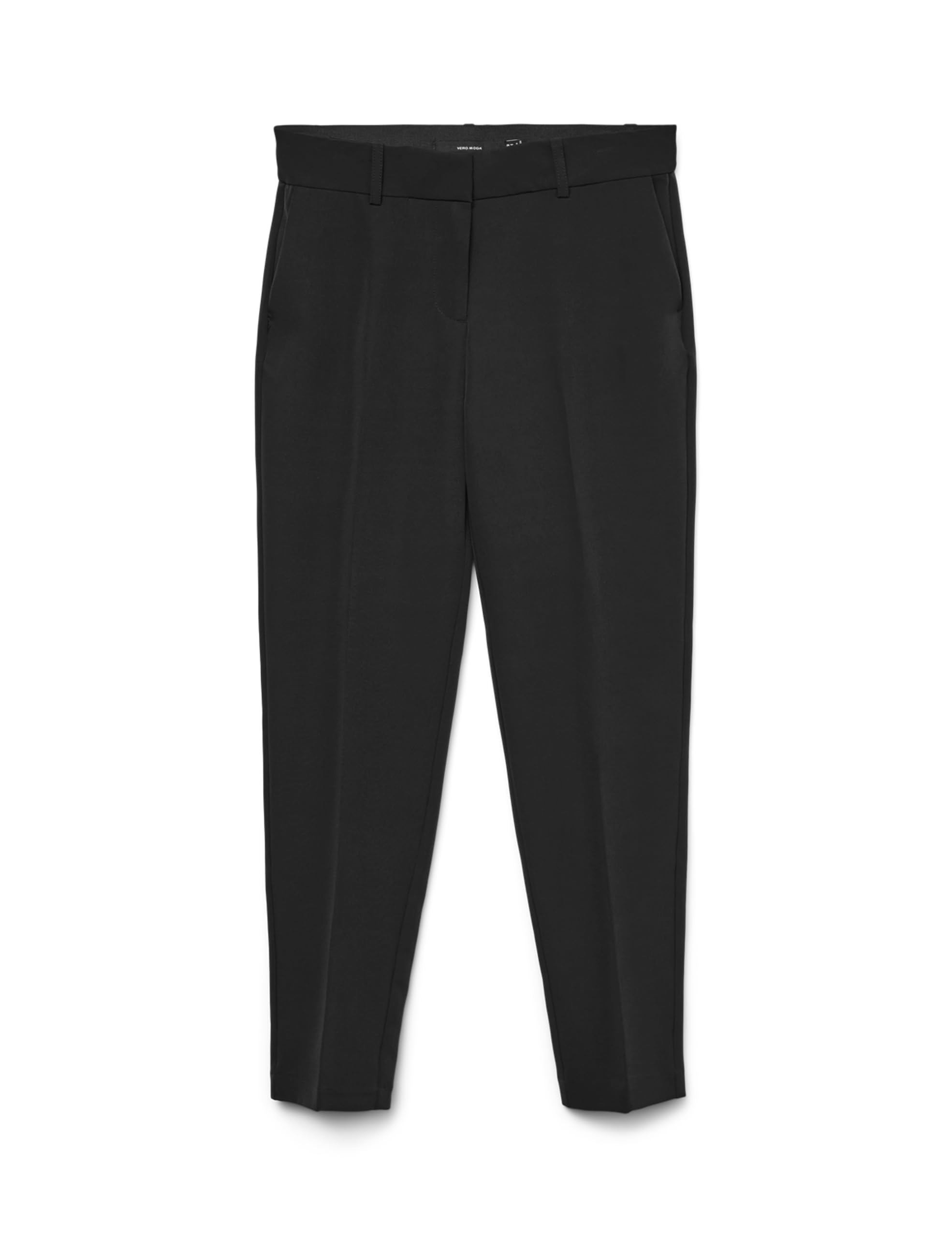 VERO MODA Vmgloria Mw Tapered Pant Noos, Black, 40W x 30L