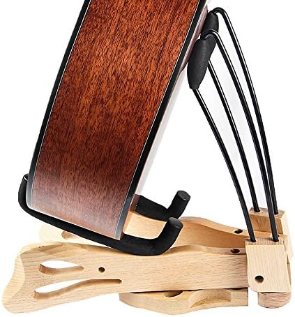 Handcraft Wood Structure Electric & Folk Guitar Stand/Acoustic Guitar Support Guitar Accessories