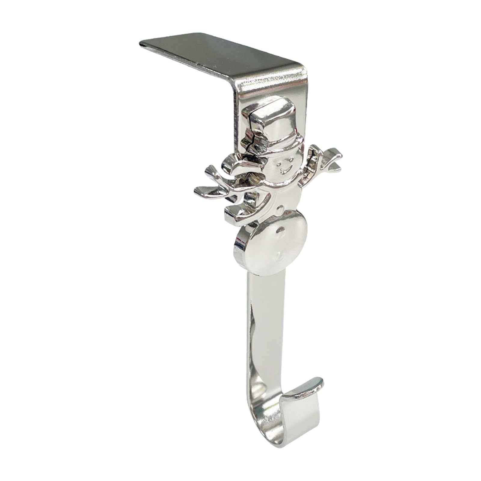 Msioytog Christmas Themed Wall Hook Metal Construction Hanger for Stocking Display and Home Organization Festival Season Storage Solution