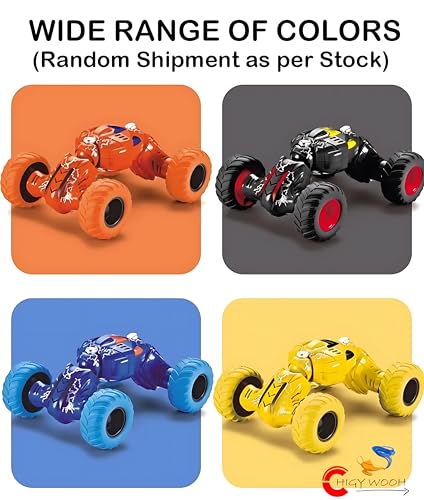 Image of DTX Telescopic Car Pack of 2.Pull Back Monster Telescopic Non Electric Car with Press-Pull-Leave Feature Run On Any Surface Without Battery Friction Powered Toy - Color As Per Stock