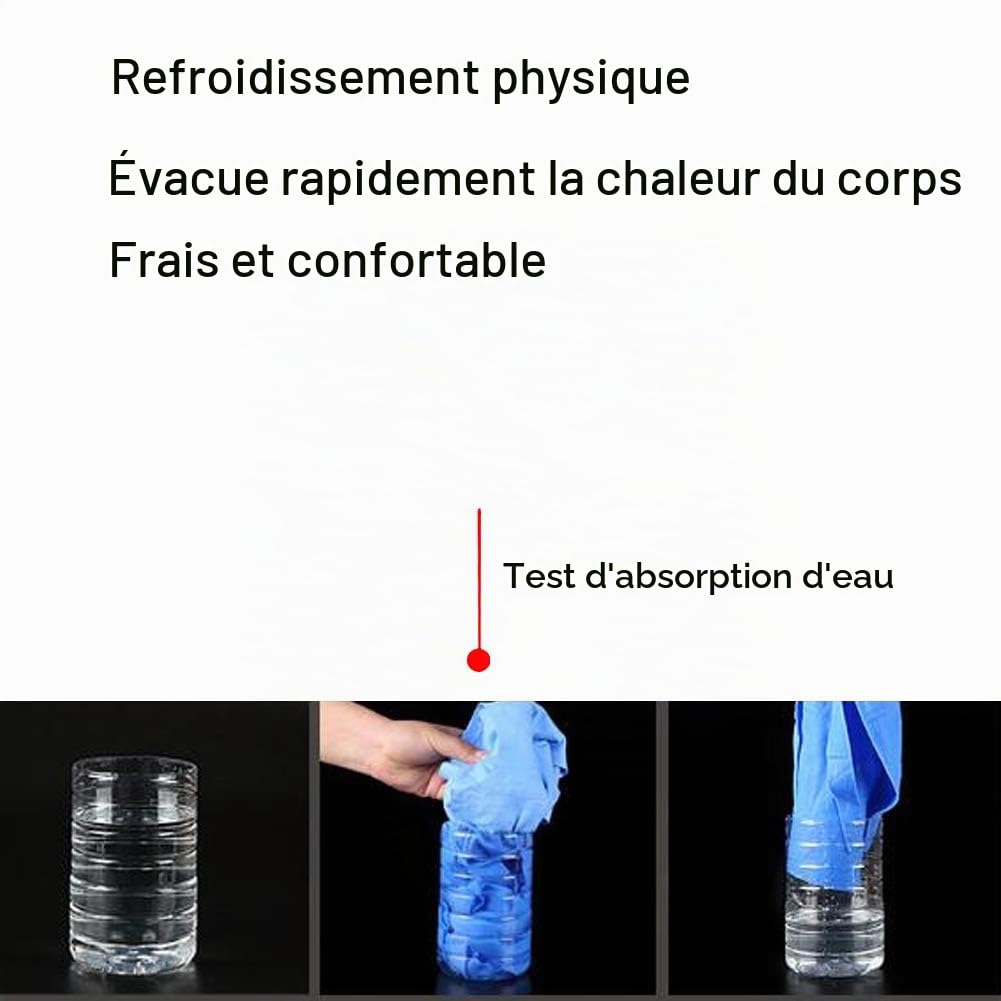 Brrnoo Gilet de Refroidissement, PVA Gilet de Refroidissement extérieur réglable d'été pour Hommes et Femmes, Vêtements Haute température pour Fonctionnement en Plein air