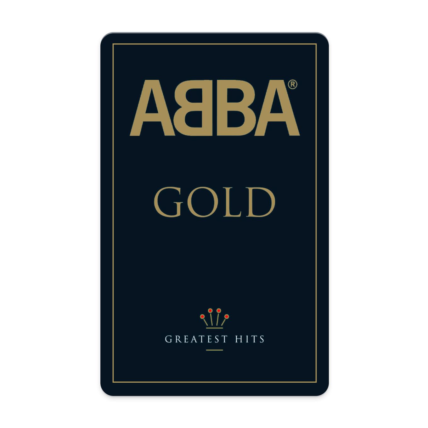 YOTO ABBA Gold - Kids Audio Card for Use with Player & Mini All–in–1 Audio Player, Screen–Free Listening with Fun Festive Music for Playtime Travel & Holiday Parties, All Ages