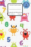 Libreta Cuadriculada: Cuadernillo de Matemáticas (cuadros grandes 6mm) (Spanish Edition) B09XDXSLXC Book Cover