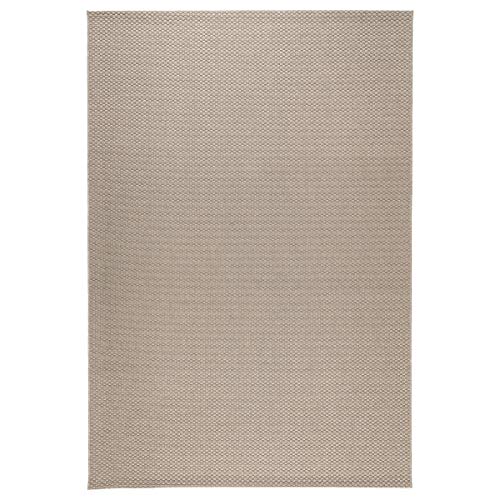 Ikea Morum - Alfombra plana (interior y exterior, 200 x 300 cm), color beige