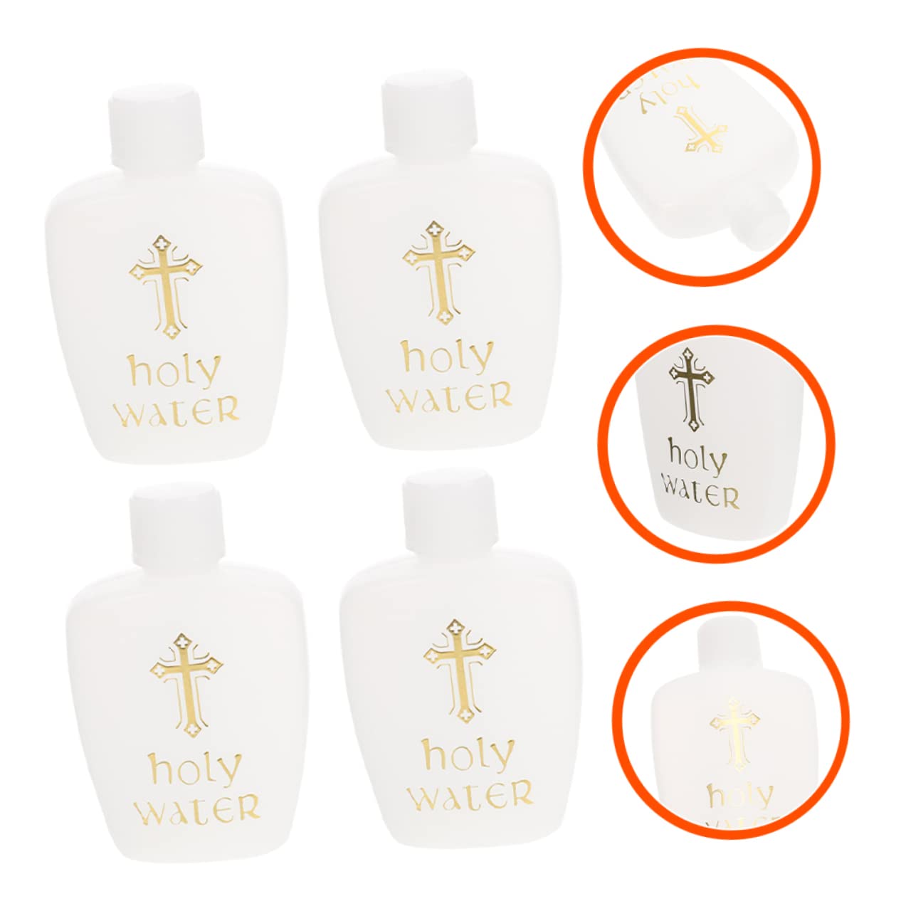 Ciieeo 20 Pz Bottiglie Decorative Acqua Santa Cattolica Piccole Contenitori D'Acqua Sacra Per Battesimi E Feste Religiose Decorazioni Battesimale