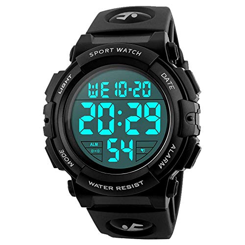 Kids Watch,Boys Watch for 6-15 Year Old Boys,Digital Sport Outdoor Multifunctional Chronograph LED