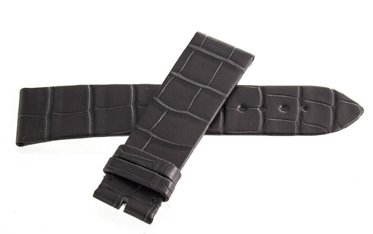 Original Jaquet Droz 22mm x 20mm Grey Leather Men's Replacement Band Strap